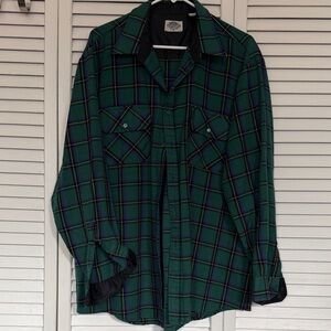 Fieldmaster Green Plaid Button-Up Shirt
